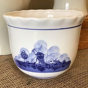 Vintage Blue and White Transfer Ware Bowl